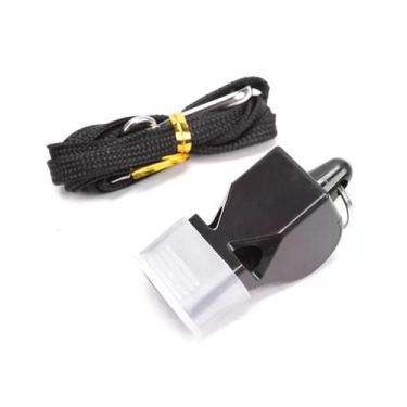 Imagem de Apito Profissional 115 Decibéis Arbitro Juiz Futebol Vôlei Esportes Pe