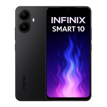 Imagem de Smartphone Celular Inifinix Smart 10,64GB,3GB RAM,Tela 6,6,Android 13,Cam 50MP,Bat 5000mAh,Dual SIM, Preto