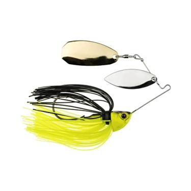 Imagem de Freedom Tackle Speed Freak Compact Smallmouth Spinnerbait com lâmina Kilter | 14 g, Chartreuse Black (PN: 52205)