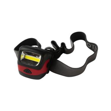 Imagem de Lanterna Para Cabeça LED COB LCV120 Com Cinta Elástica Ajustável 3 Modos De Luz Inclinação 9 Posições