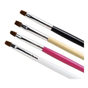 Imagem de Pincel N4 Unha Gel Uv Led Acrigel Fibra Porcelana Profission