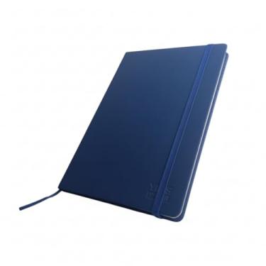 Imagem de Caderno Yin’s Paper A5 21x14cm, Capa Dura em PU Azul Escuro, 96 Folhas Marfim Pautadas - Caderno de Anotações Premium com Pauta, Perfeito para Escritório, Faculdade e Anotações do Dia a Dia