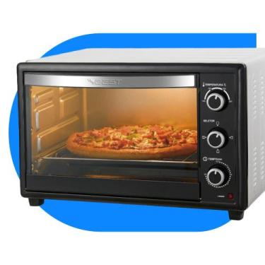 Imagem de Forno Eletrico Best 50 Litros Básico Preto/Branco 127V 1800W, 110V