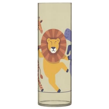 Imagem de JUZIHAI Vaso de animais para flores 9,9 cm x 30 cm cilindro de plástico moderno vaso de flores para centro de mesa de casamento decoração de casa