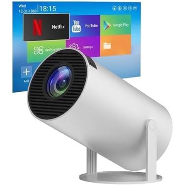 Imagem de Projetor Portátil Smart Ultra HD com Wi-Fi e Apps de Streaming. portátil, smart, ultra hd.