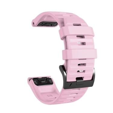 Imagem de QPDRNC 26 mm liberação rápida EasyFit silicone relógio pulseiras pulseira para Garmin Fenix 6X Pro 5X Plus Tactix Delta Wirstband pulseira (cor: Q, tamanho: 26mm para Fenix 6X)