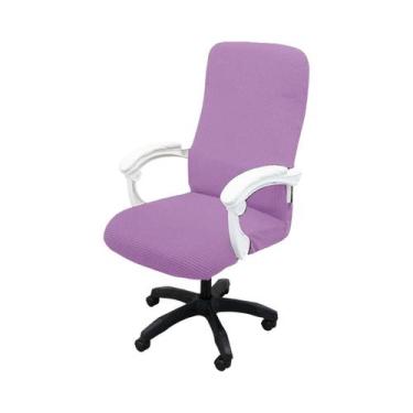 Imagem de Capa De Cadeira De Escritório Para Computador Em Jacquard Espesso, Res