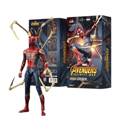 Imagem de Boneco Homem Aranha de Ferro Articulado Action Figure ZDToys
