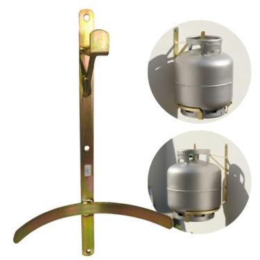 Imagem de Suporte Botijão de Gâs Aéreo para Parede Aço Resistente - ADF
