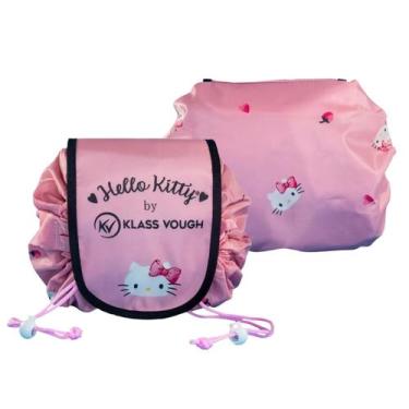 Imagem de Nécessaire Paraquedas Ajustável Rosa Hello Kitty Klass Vough