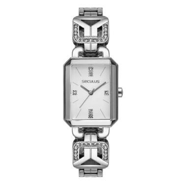 Imagem de Relógio Seculus Feminino Ref: 23736L0Svnb2 Retangular