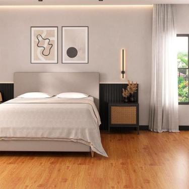 Imagem de Piso Vinílico Click Modaza, Cerejeira, Classe A 18 x 122 cm