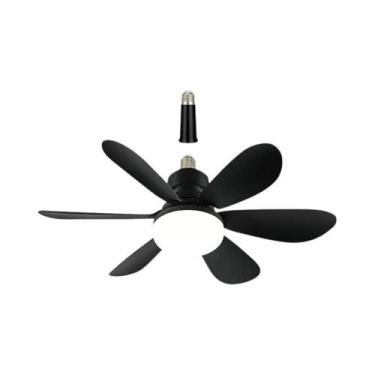 Imagem de Ventilador De Teto LED E27 40W Com Controle Remoto, 3 Modos, Alta Potê