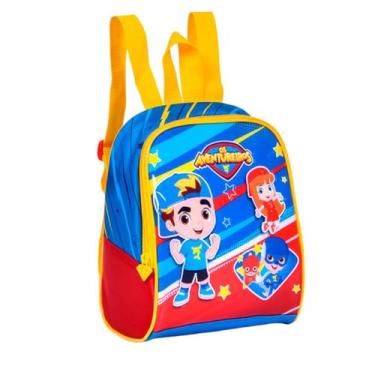 Imagem de Lancheira Infantil Aventureiros Térmica Luccas Neto Com Alça, Amarelo