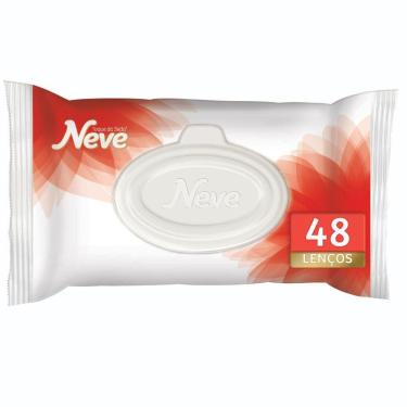 Imagem de Lenço Umedecido Neve Toque de Seda 48 Unidades