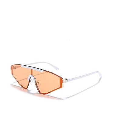 Imagem de Óculos de sol coloridos em formato especial anti-reflexo férias à beira-mar óculos de proteção irregulares cor gradiente óculos femininos, 3, china