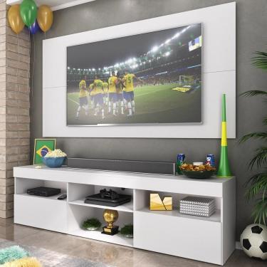 Imagem de Rack com Painel TV 65" Holanda Multimóveis BR3059  Branco