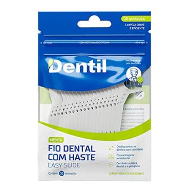 Imagem de Dentil Pro Fio Dental Com Haste 30 Unidades