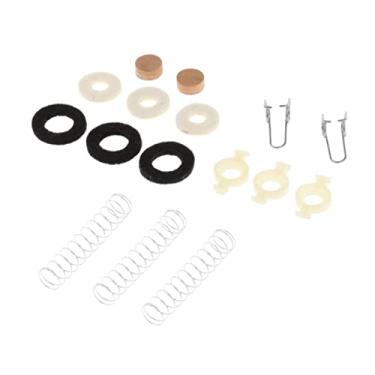 Imagem de simhoa Set of 16 Trumpet Piston Valve Repair Kit Felt Pad for Trumpet Cornet Parts