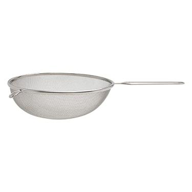 Imagem de Peneira em Aço Inox com Suporte para Acomodação - 21 cm