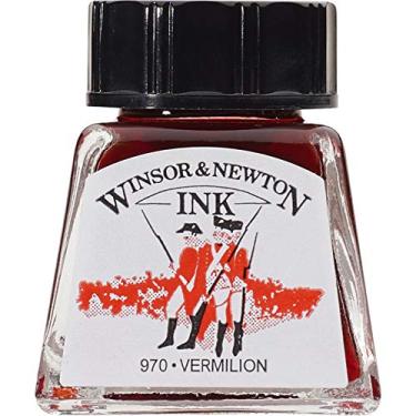 Imagem de Winsor & Newton Drawing Inks Tinta para Desenho, Vermelho (Vermilion), 14 ml