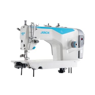 Imagem de Máquina de Costura Reta Industrial Jack F5 Completa com mesa e motor Direct Drive 220V…