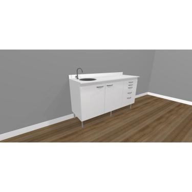 Imagem de Balcão Para Dentistas Com Pia - Deki Light