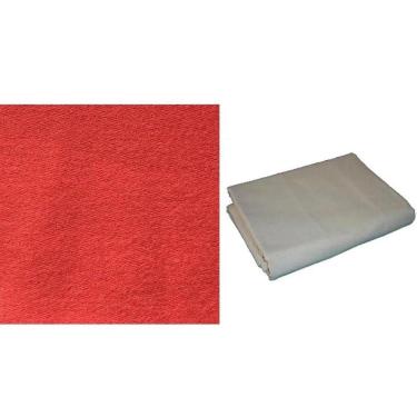 Imagem de 4 M Tecido 100% Lã Vermelho + 4 M Forro Algodãozinho Sinuca
