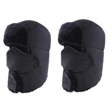 Imagem de Toddmomy 2 Unidades Chapéu De Lã Protetores De Ouvido Homens De Inverno Chapéu De Inverno Caçador Hooey Chapéus Para Homens Chapéu De Pelúcia Caçador À Prova De Vento Senhorita Rússia