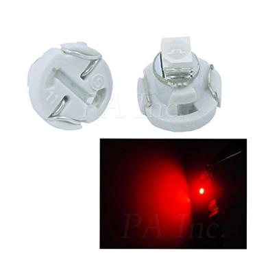Imagem de PA 10 peças T3 painel painel veicular medidor lâmpadas lâmpadas 5 cores conjunto 12v (vermelho)