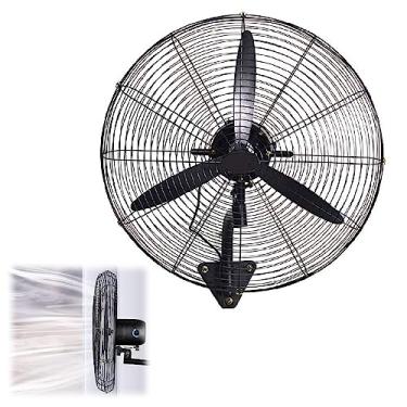 Imagem de Wall Mounted Fan, Heavy Duty Quiet Electric Fan, 21in/27in/30in Home Cooling Fan, Powerful Wind For Air Circulation, Three-speed Wind Speed, Oscillating Wall Fan,78cm/30in,Enchanting12
