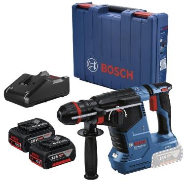 Imagem de Martelete Rompedor 18V com 2 Baterias Carregador e Maleta BOSCH