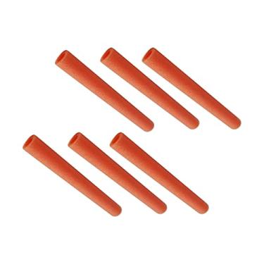 Imagem de oshhni 6 peças de mangas de espuma para cama elástica, manga protetora para tubos de espuma, mangas de espuma para trampolim, manga esponjosa para cama de, laranja