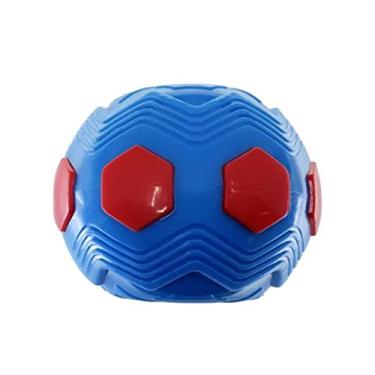 Imagem de Brinquedo Chocalho Bola Cães Kong Corestrenght Rattlez Pod Azul e Vermelho