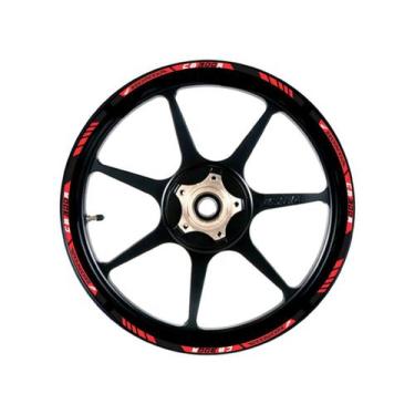 Imagem de Friso Adesivo Refletivo Roda Da Cb300r Vermelho  - Resitank, vermelho/