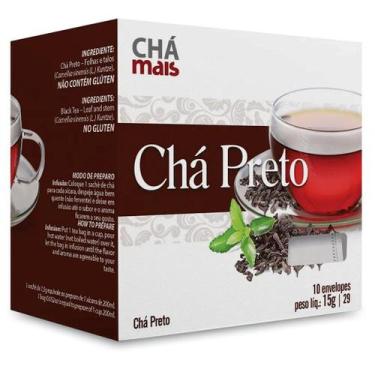Imagem de Clinicmais Chá Preto 10 Sachês 15g - Chá Mais