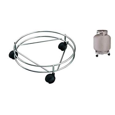 Imagem de PORTA BOTIJAO DE GAS LARA CROMADO