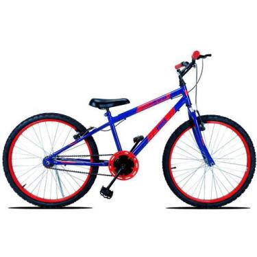 Imagem de Bicicleta Aro 24 Forss Spike Sem Marchas - Azul, Azul