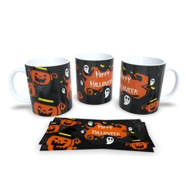 Imagem de Canecas de Porcelana Personalizadas Halloween 2 - Estampa Sublimada, M