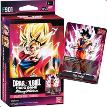 Imagem de Dragon Ball Starter Deck Card Game Fs01 Goku Dbs Tcg Cartas Inglês - B