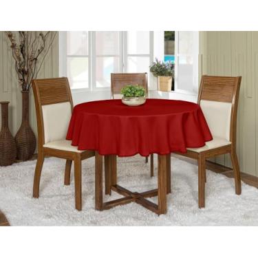 Imagem de Toalha De Mesa Redonda 1,45m Oxford Várias Cores Buffet - LuxBella, Ve