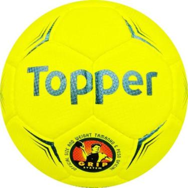 Imagem de Bola Handebol Topper Hand T3 Pro Costurada Amarelo