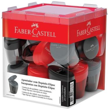 Imagem de Apontador com Depósito Elipse com 25 Unidades - Faber Castell