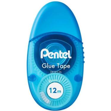 Imagem de Cola em Fita Glue Tape 6MMX12M Azul - Pentel