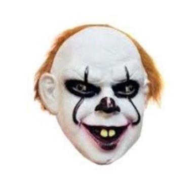 Imagem de Mascara Palhaço It Assassino Fantasia Festas Halloween - BRFESTA, Bran