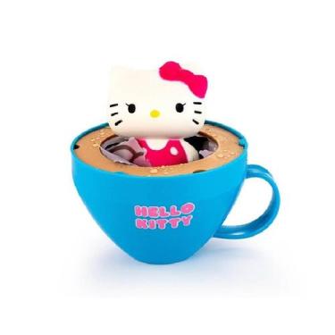 Imagem de Hello Kitty Xicara Cappuccino Azul F0142-3 - FUN