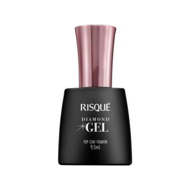 Imagem de Top Coat Risqué Diamond Gel Fixador - Cremoso Hipoalergênico 9,5ml, In