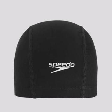 Imagem de Touca De Natação Speedo Xtrafit Preta, Único