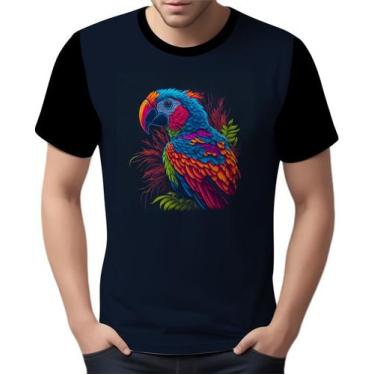 Imagem de Camisa Camiseta Aves Araras Vermelha Cores Papagaios HD 2 - Enjoy Shop