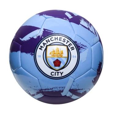 Imagem de Icon Sports Bola de futebol oficial licenciada do time do clube mundial tamanho 3 júnior | Manchester City, pincel